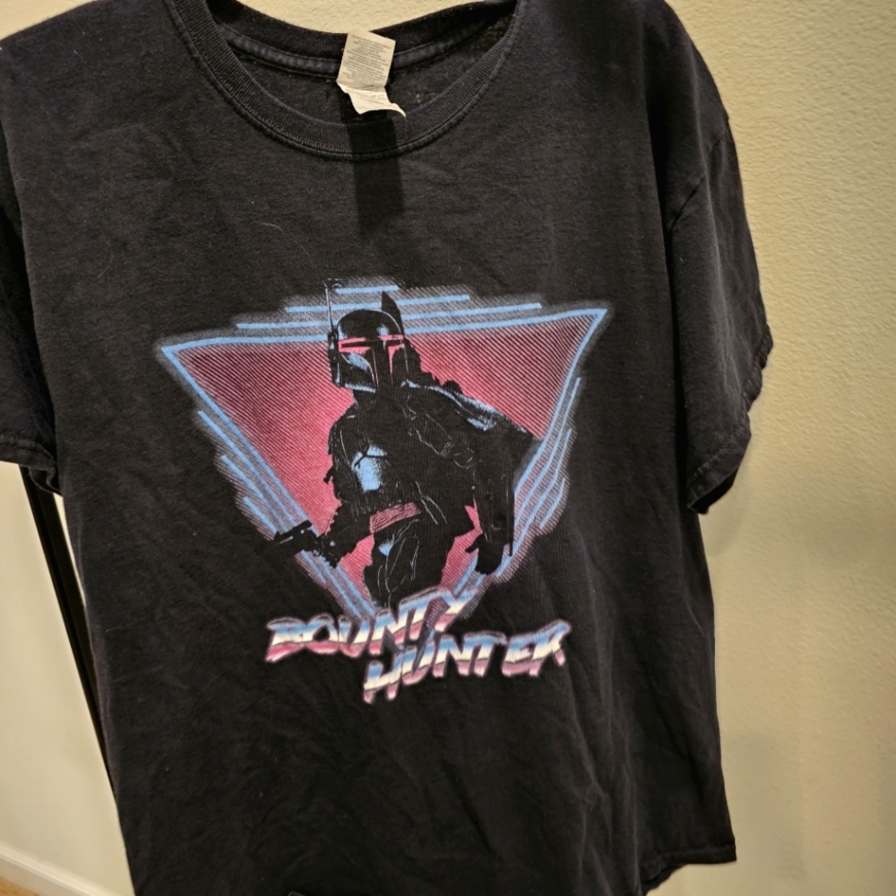 Black Bounty Hunter Graphic T-Shirt